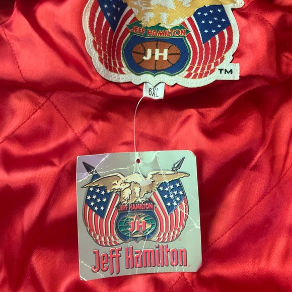Rare Vintage 1999 Jeff Hamilton NBA and ABA Throwback Patch Varsity Jacket 6X - Picture 2 of 16